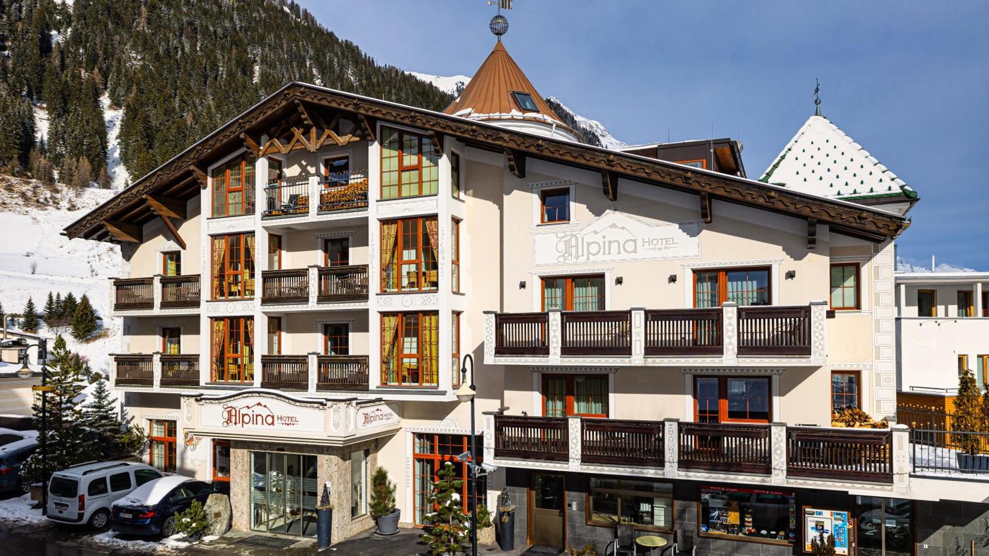 Hotel Alpina Ишгль Экстерьер фото